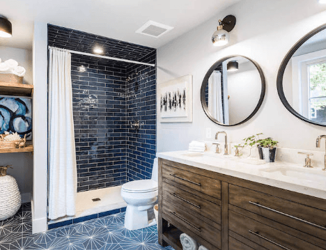 Completely remodeled bathroom